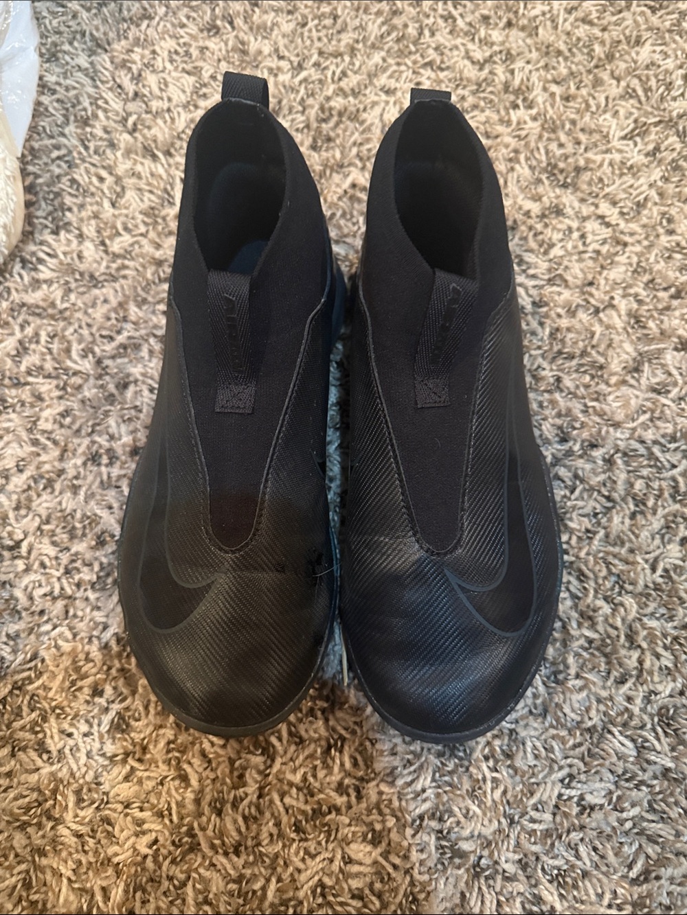 Nike Black indoor soccer shoes